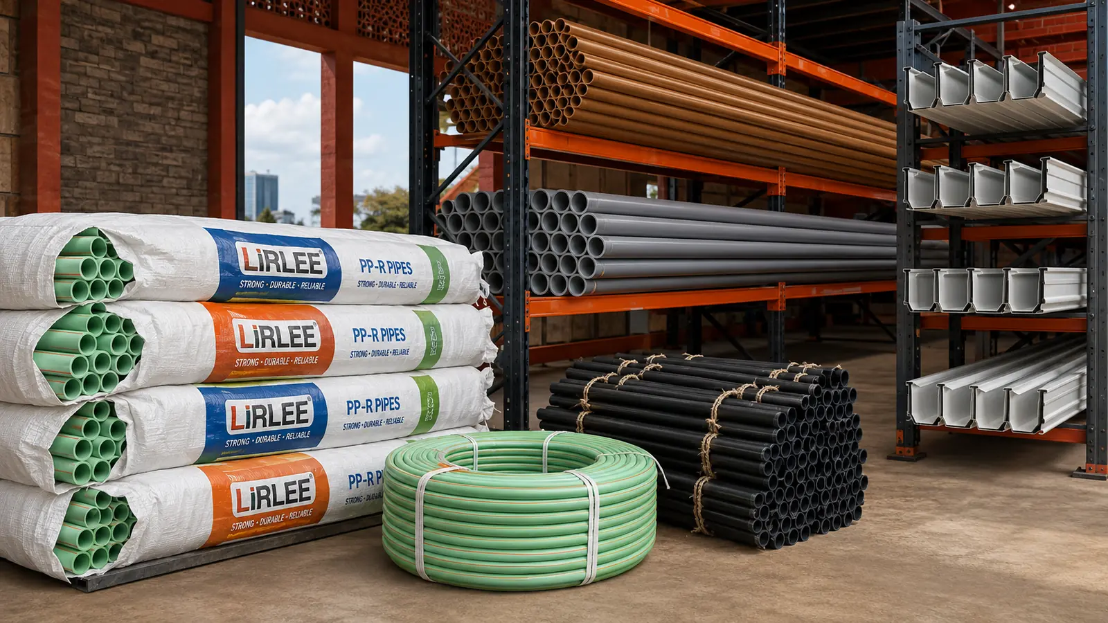 LIRLEE packaged pipe range